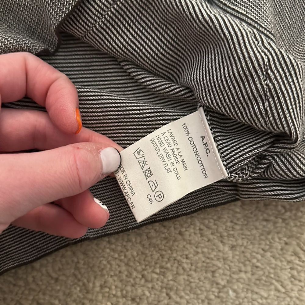 APC Tiny Striped Cardigan XS - Picture 4 of 5